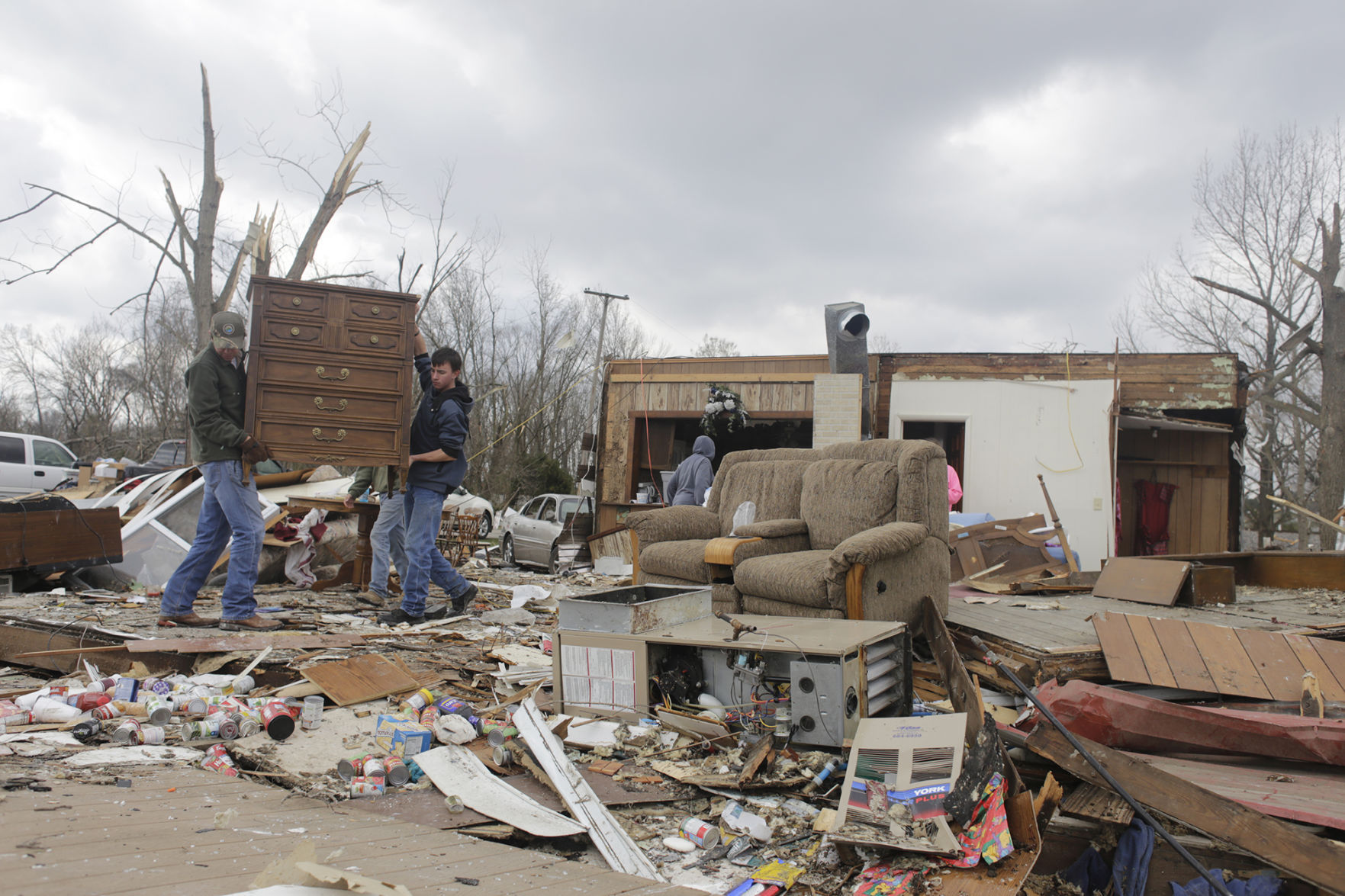 Elkville tornado damage